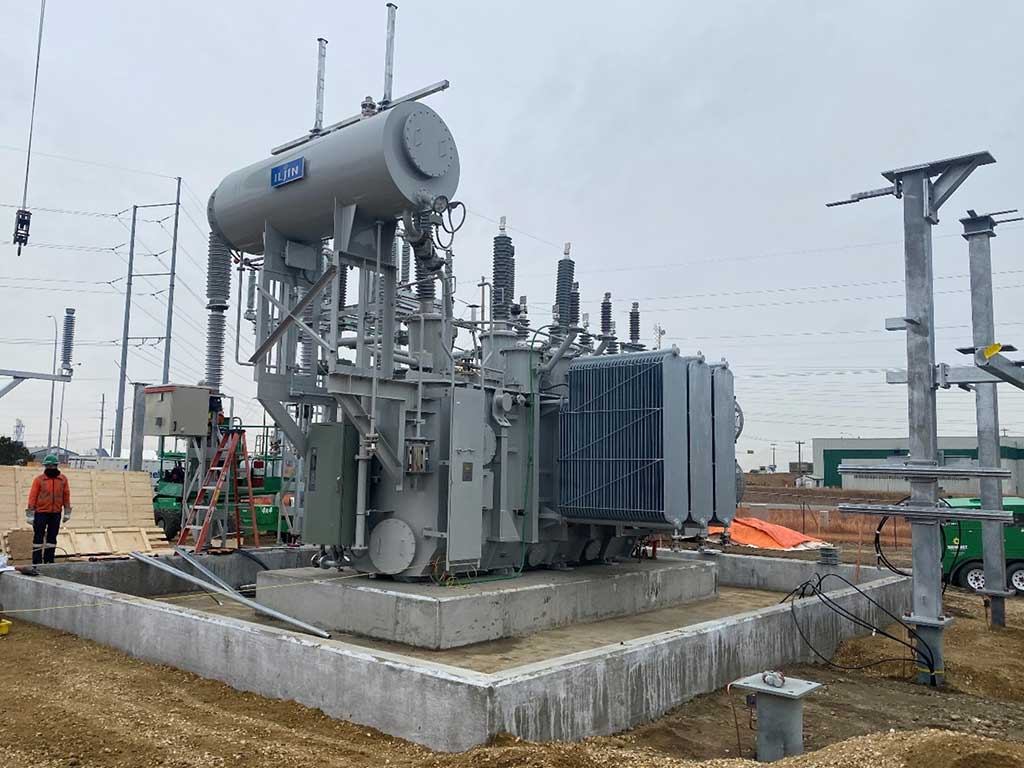 Concrete Transformer Foundation and Oil Containment