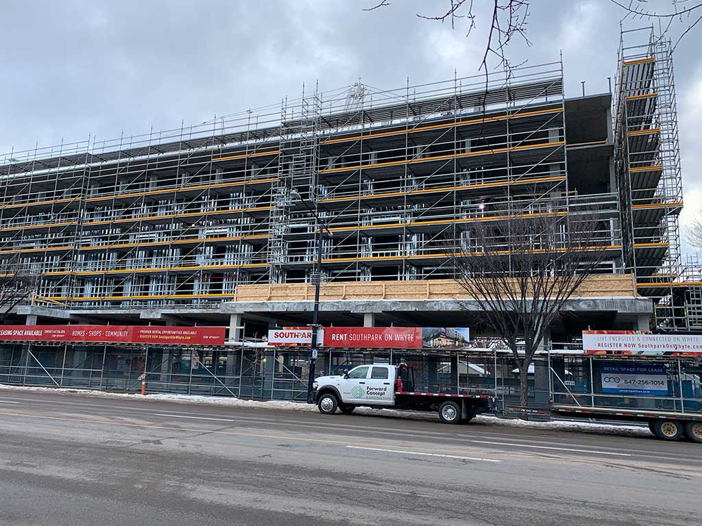 Edmonton Scaffolding Commercial Envelope Project