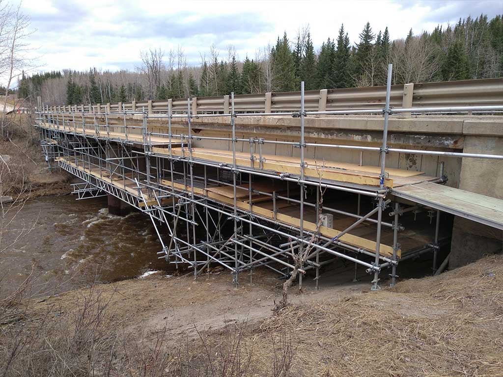 Edson Alberta Scaffolding Bridge