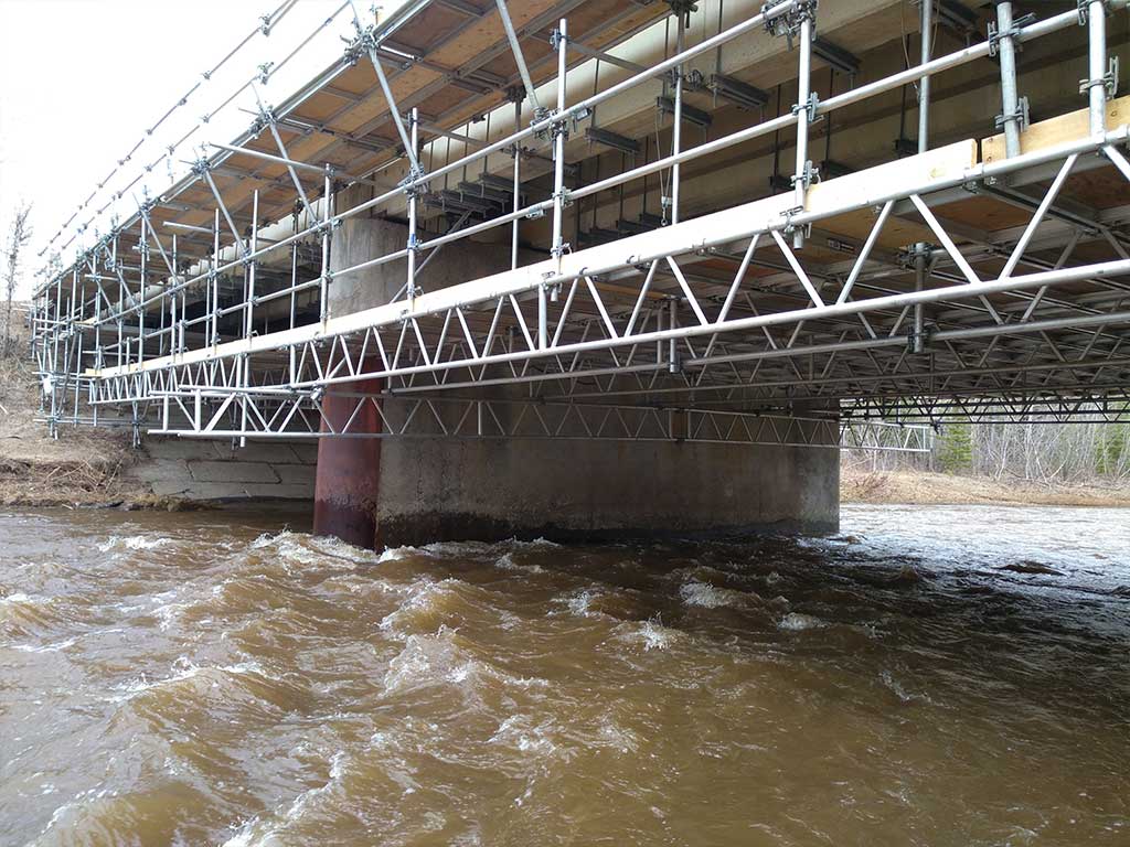 Edson Alberta Scaffolding Bridge 2