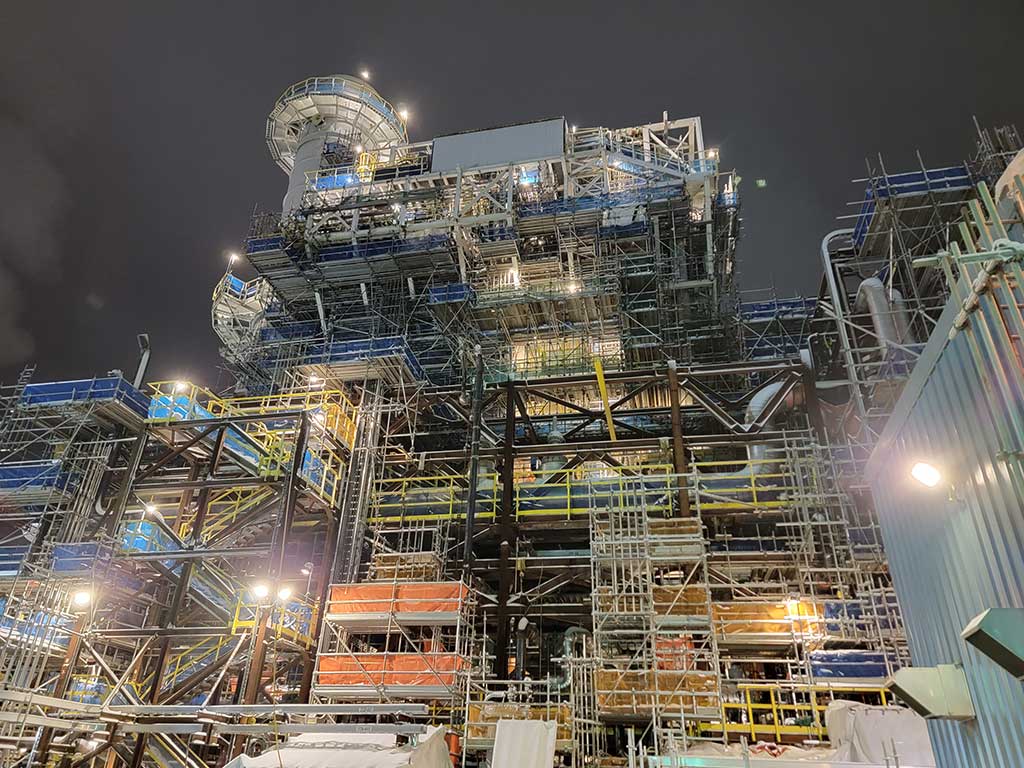 Oil and Gas Industrial Scaffolding Project