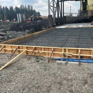 Concrete Demolition and Replacement Mine Chute Pad