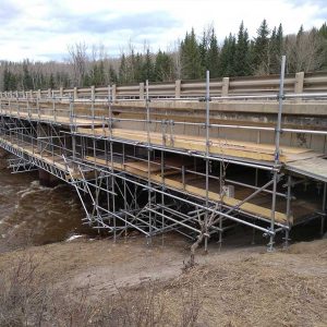 Edson Alberta Scaffolding Bridge