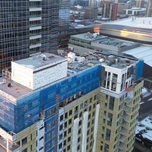 Heavy Commercial Edmonton Scaffolding Project Station Lands